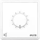 APART E-VOL120 VOLUME CONTROL 100V, 120W, 24V priority relay, white