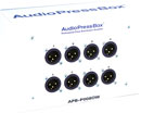 AUDIOPRESSBOX APB-P008 OW-EX SPLITTER EXPANDER On-wall, 1x line in, 8x mic out, white