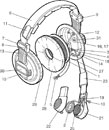 CANFORD SPARE EAR LOUDSPEAKER For DMH285 headphones, 300 ohms