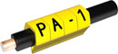 PARTEX CABLE MARKERS PA1-MCC.4 Prefit, 2.5 - 5.0mm, number 4, yellow (pack of 1000)