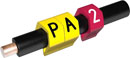 PARTEX CABLE MARKERS PA02-250CC.2 Prefit, 1.3 - 3.0mm, number 2, red (pack of 250)