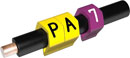PARTEX CABLE MARKERS PA02-250CC.7 Prefit, 1.3 - 3.0mm, number 7, violet (pack of 250)