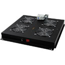 LANDE ROOF FAN TRAY 4 fans, on/off switched, with thermostat, for ES362, ES462 rack, black