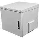 LANDE ES4556012/G-L WALL RACK CABINET IP55, 12U, 600d, with steel door, grey