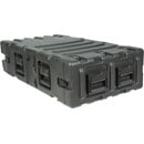 SKB 3RS-3U30-25B STATIC SHOCK RACK CASE 3U, 30-inch depth, 2x integrated wheels, black