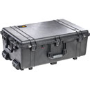 PELI 1650 PROTECTOR CASE Internal dimensions 722x442x270mm, with foam, wheeled, black