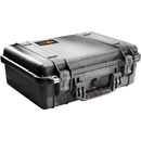PELI 1500 PROTECTOR CASE With padded dividers, internal dimensions 428x286x155mm, black