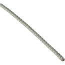 DOUGHTY T40000 GALVANISED WIRE ROPE Flexible, 3mm, silver