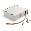 HEAT SHRINK SLEEVING Flexible, 2.4mm Brown, 10m length