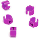 CABLE MARKERS PS15RCC.7 Retrofit, colour-coded, loose, bagged, violet (pack of 50)