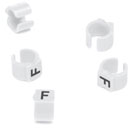 CABLE MARKERS PS15BW.F Retrofit, black on white, loose, bagged, (pack of 50)