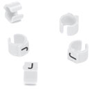CABLE MARKERS PS15BW.J Retrofit, black on white, loose, bagged, (pack of 50)