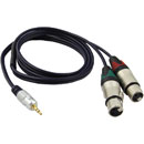 CANFORD CABLE 3MJP3.5-Dual3FXX-1.2m, Black