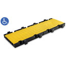 DEFENDER MIDI 5 2D CABLE PROTECTOR 5-channel, straight, 1000 x 325mm, yellow
