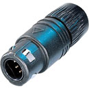 NEUTRIK OSC8M NEUTRICON Cable plug, black, with insert and NEUTRICON Male solder contacts