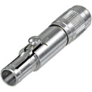 NEUTRIK NSC3M Cable housing with male insert, solder contacts