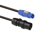CANFORD AC MAINS POWER LEADS - Powercon to PCE INDUSTRIAL, Midnight 16A connectors
