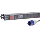 CANFORD PDU Economy, vertical, 12-way UK, 16A plug, surge protected