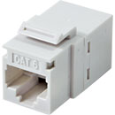 TUK KEYSTONE RJ45 BACK-TO-BACK COUPLER Cat6, white
