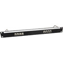 CANFORD CAT6 RJ45 PRO-STECKFELD 1HE, 1x8, FEEDTHROUGH, geschirmt, schwarz