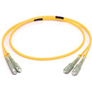 SC-SC SM DUPLEX OS2 9/125 Fibre patch cable 20m, yellow