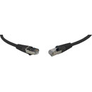 CAT6A SCREENED PATCHCORD RJ45-RJ45-1m, black