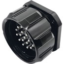 TEN 47 SHLB19-PM-S-S SHOWLINE SOCA CONNECTOR Panel, male, 19-pin, Solder