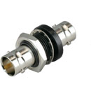 TELEGARTNER BNC Female panel, 75 ohm, double-sided, insulated