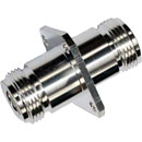 CANFORD CONNECT CCNDS N TYPE CONNECTOR Female panel, double sided, square flange, nickel