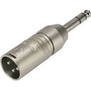 ADAPTER 3MX-3P 3-pin XLR male - 3-pole 6.35mm jack plug
