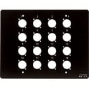 CANFORD FLUSH WALLBOX Top plate, 16 holes for type B