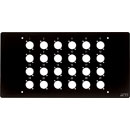 CANFORD FLUSH WALLBOX Top plate, 24 holes for type C