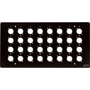 CANFORD FLUSH WALLBOX Top plate, 32 holes for type C