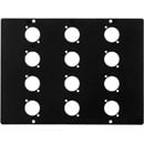 CANFORD STAGE/WALLBOX Top plate, 12 holes for type B, no numbering
