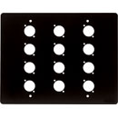 CANFORD FLUSH WALLBOX Top plate, 12 holes for type B, no numbering