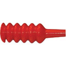 LEMO UKP.07.0487.04 PROTECTIVE GAITOR for PUW sockets, red