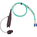 CANFORD FIBRECO HMA Junior cable connector, 2-channel, MM, with LC fibre terminated tails,2m
