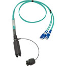 CANFORD FIBRECO HMA Junior cable connector, 4-channel, MM, with SC fibre terminated tails,1m