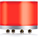 YELLOWTEC YT9301 LITT 50/35 RED LED COLOUR SEGMENT 51mm diameter, 35mm height, silver/red
