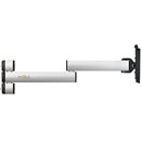 YELLOWTEC m!ka MONITOR ARM SL Folding, 450mm radius, supports 15kg, silver