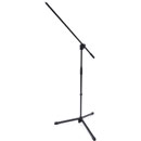 K&M 25400 ECONOMY BOOM STAND Folding legs, 890-1600mm, one-piece fixed 680mm boom, black