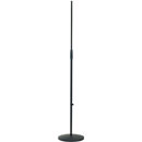 K&M 260/1 FLOOR STAND Round cast-iron base with anti-vibration insert, 870-1575mm, black