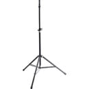 K&M 21467 LOUDSPEAKER STAND Floor, folding legs, up to 50kg, 1370-2170mm, ring lock mandrel, black