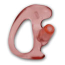 CANFORD ET-LS EARMOULD For acoustic eartube, small left
