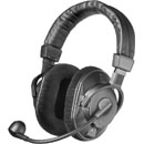 BEYERDYNAMIC DT 290 MK II HEADSET Dual ear, 80 ohms, 200 ohms mic, unterminated cable, black