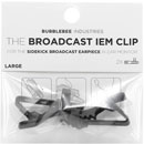 BUBBLEBEE BROADCAST IEM CLIP Large (pack of 2)