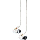 SHURE SE215 EARPHONES In-ear, single dynamic driver, detachable cable, clear