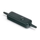 IN-LINE BOX With momentary switch, black