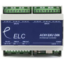 ELC LIGHTING AC612DIN DMX CONTROLLER 12x 512 DMX channel memory, DIN-rail connections, USB