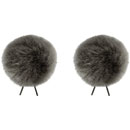 BUBBLEBEE TWIN WINDBUBBLES WINDSHIELDS Size 3, 40mm opening, grey (pack of 2)